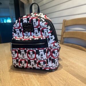 Loungefly Mickey Mouse mini backpack in good condition